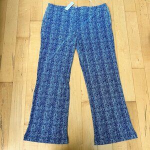 Chico's Easywear Cool Texture Pleated Pants - Lightweight & Relaxed sz 2 Short